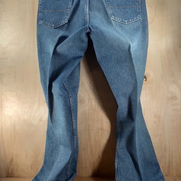 Jean - 2 Pairs Wrangler Regular Fit (W/ Starch) Jeans Premium Denim 38" x 32" - Picture 14 of 14